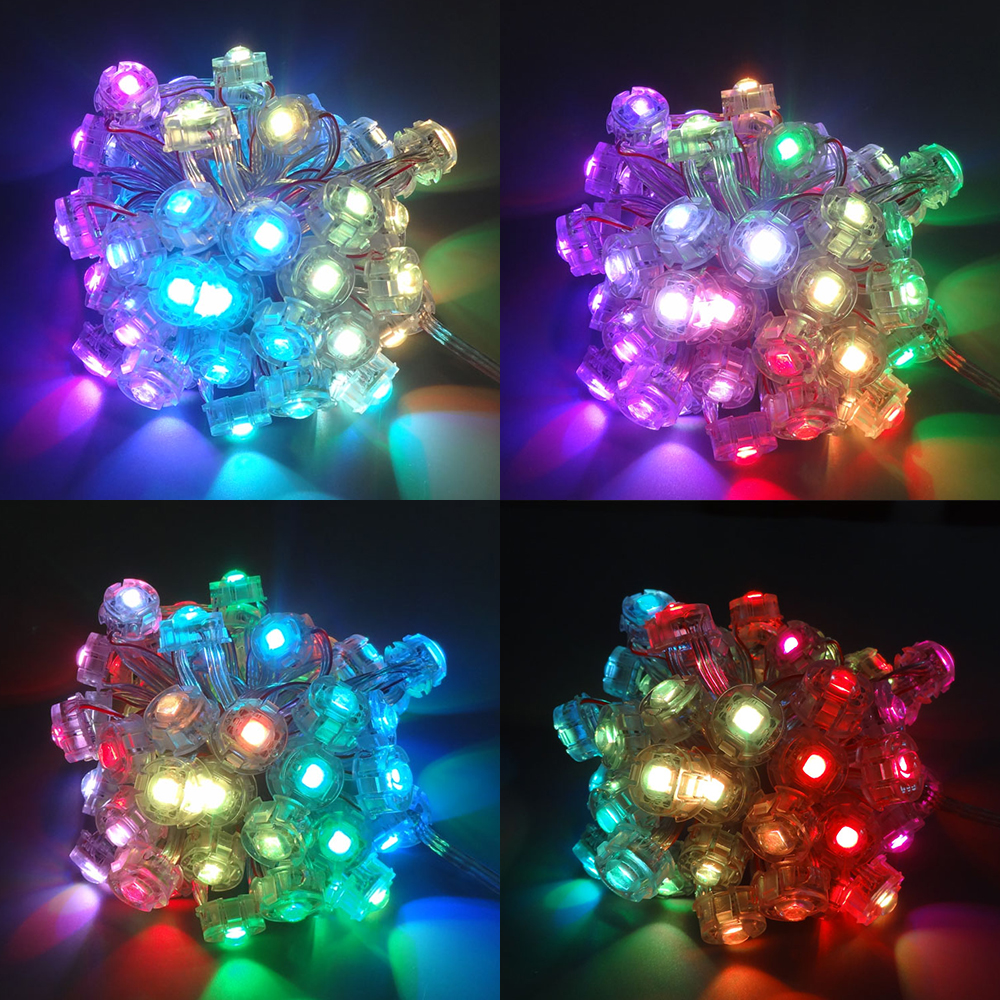 DC5V Diameter 2cm 5050SMD UCS1903/DMX512 Pixel Module Full-color Outside-control Running Horse Lamp Water Gradient Chase Door Head Outdoor Waterproof IP67 Programmable Digital LED Point Light Pixel Light DC5V Diameter 2cm 5050SMD UCS1903/DMX512 Pixel Module Full-color Outside-control Running Horse Lamp Water Gradient Chase Door Head Outdoor Waterproof IP67 Programmable Digital LED Point Light Pixel Light
